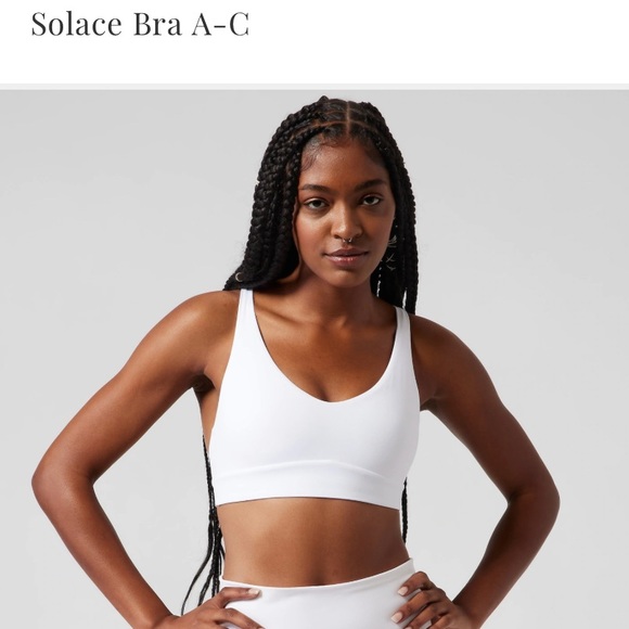 Athleta Sports Bra, Size XS, White - Picture 1 of 5